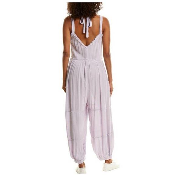 Free People Movement Jumpsuit Size XS Dancin Till Dawn Lavender Purple - Picture 6 of 16